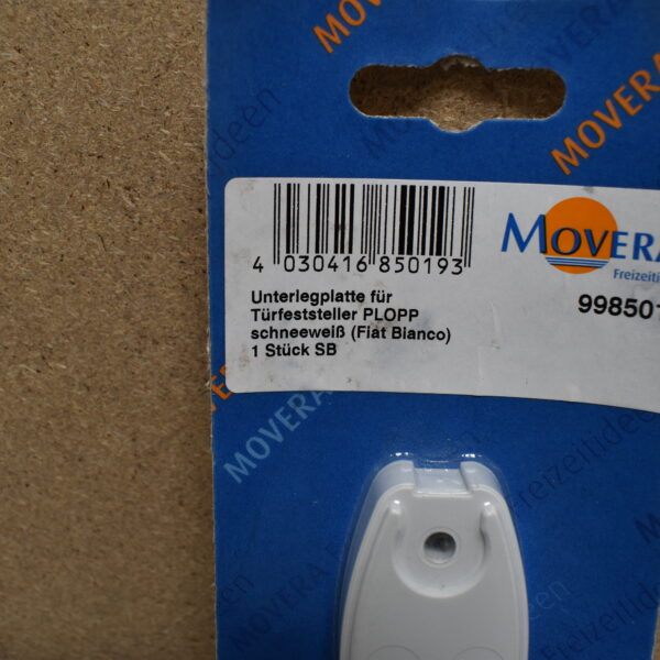 Unterlegplatte für Türfeststeller weiß 2er-Set