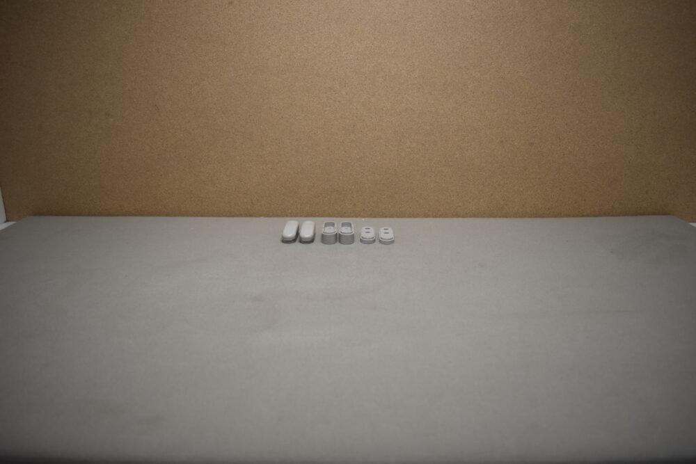 Klappenhalter grau 2er-Set