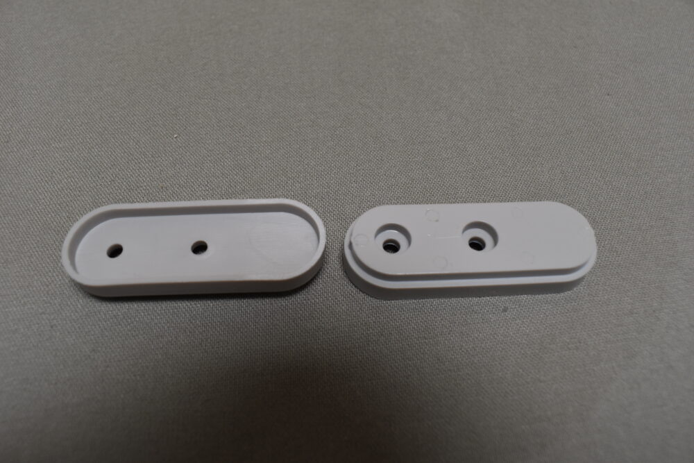 Klappenhalter grau 2er-Set