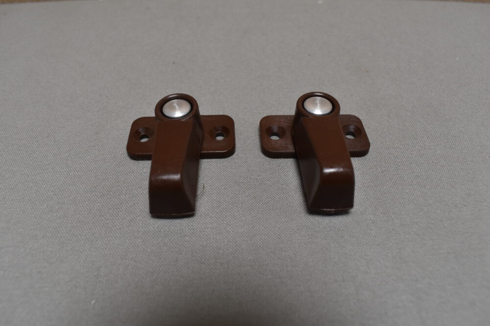 Drehriegel Türvorreiber braun 2er-Set