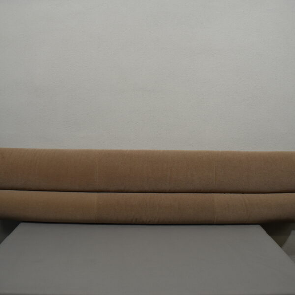 Polsterrücken "Redonda" 2000x410x230mm Caramel