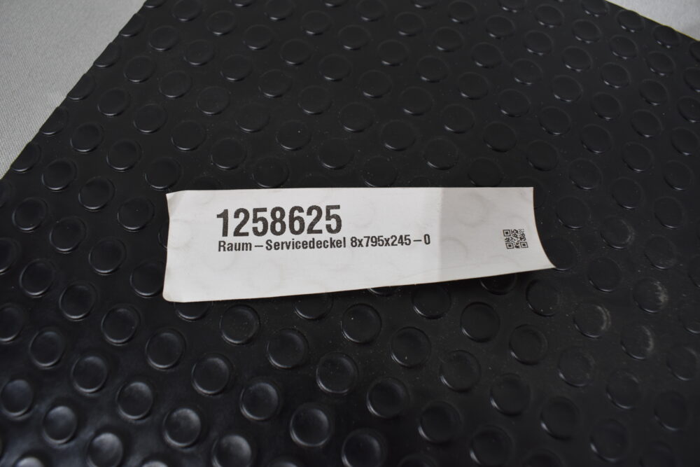 Raum-Servicedeckel; Bodendeckel 8x795x245mm Schwarz