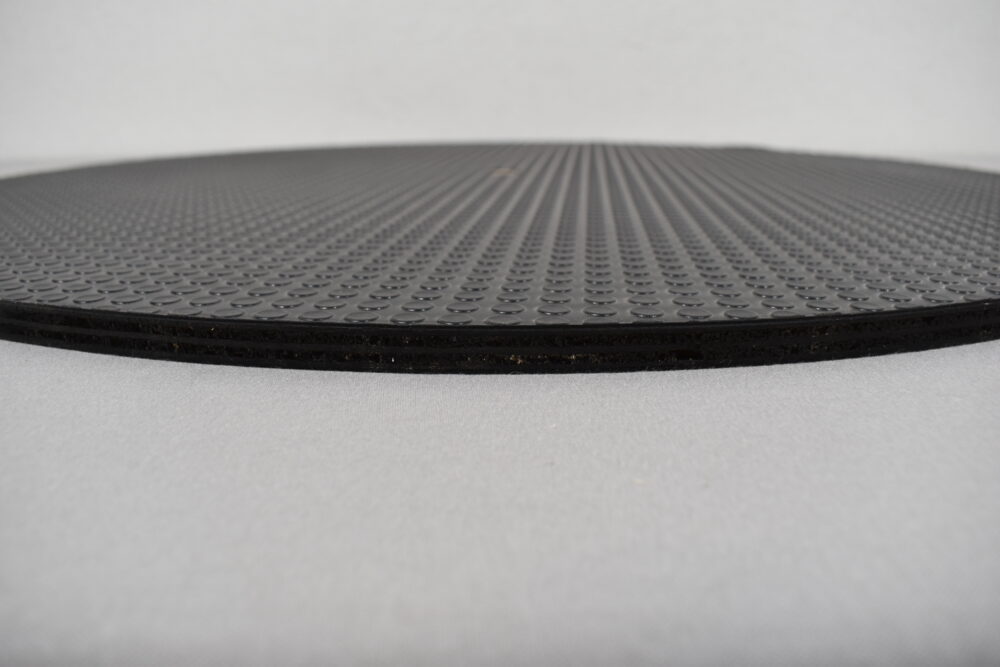 Raum-Servicedeckel; Bodendeckel rund Schwarz