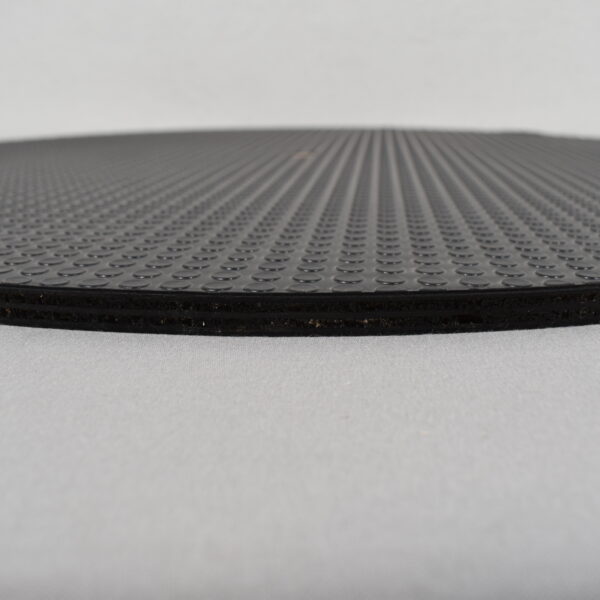Raum-Servicedeckel; Bodendeckel rund Schwarz