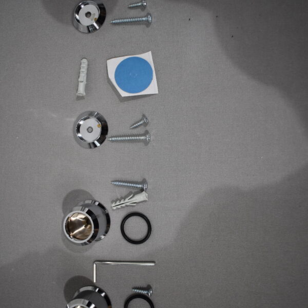 Funktionssäule 600x20mm Chrom