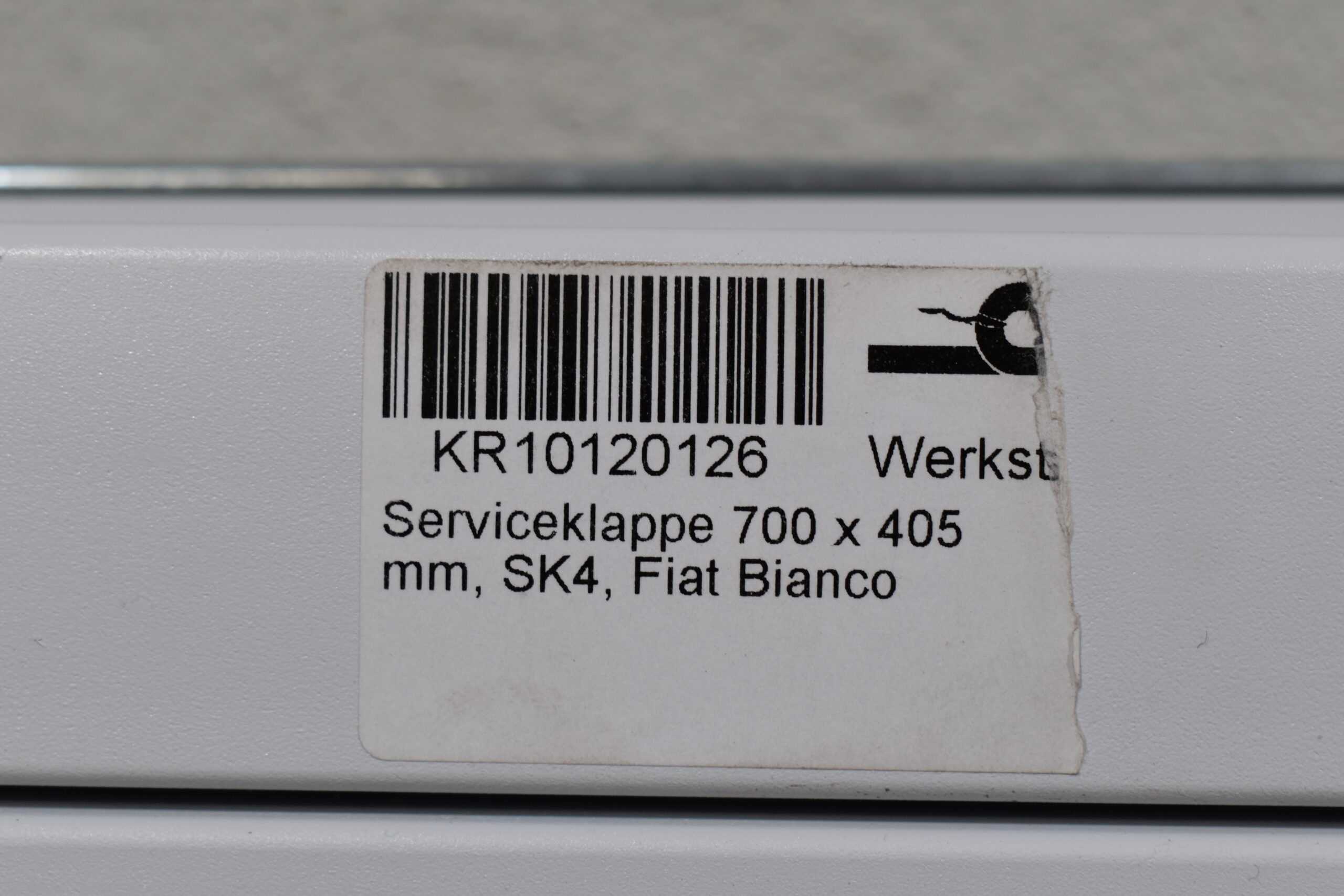 Serviceklappe 700x405mm weiß