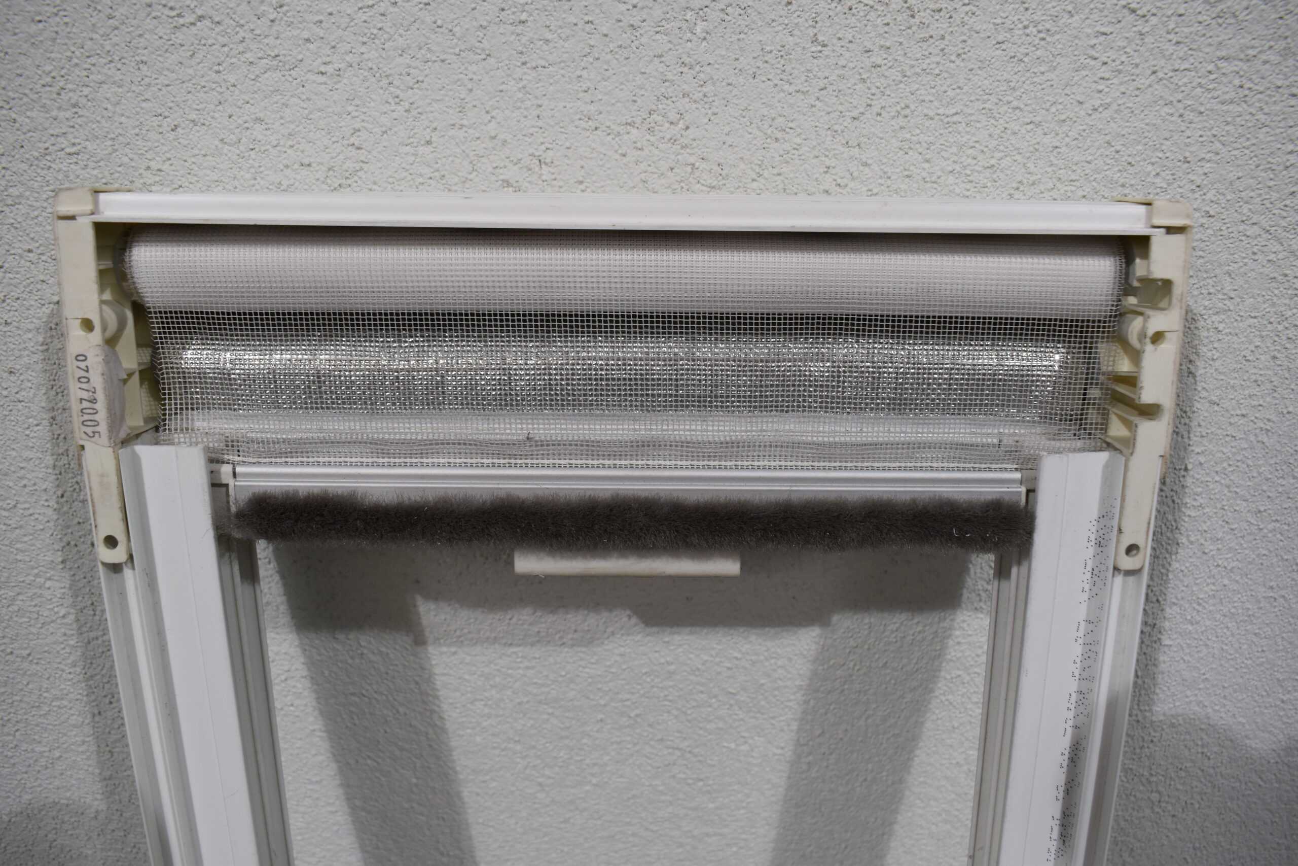 Kombi-Rollo mit Rahmen 215x500mm weiß