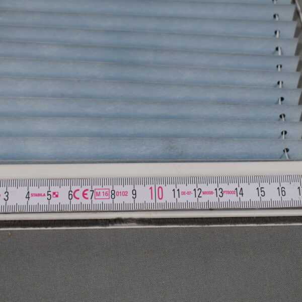 Plissee 180x600mm blau