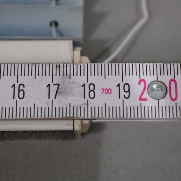 Plissee 180x600mm blau