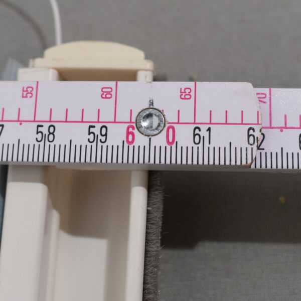 Plissee 180x600mm blau