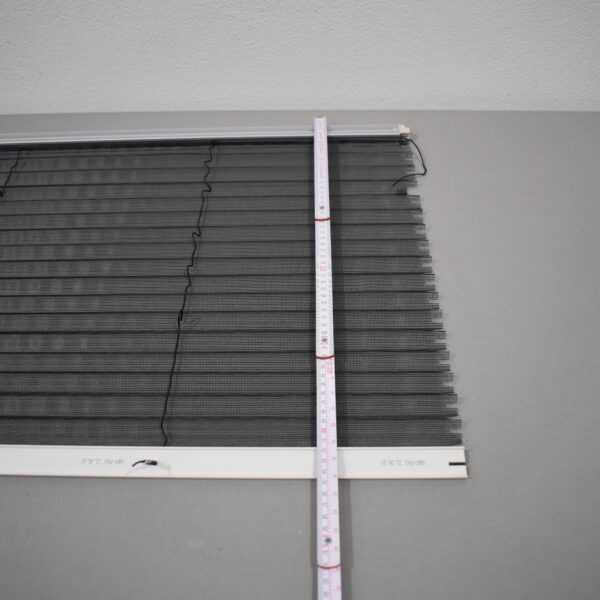 Plissee Fliegenschutz 760x600 schwarz