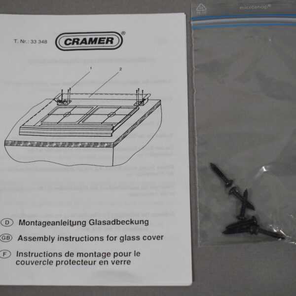 Cramer Glasabdeckung 460x370mm