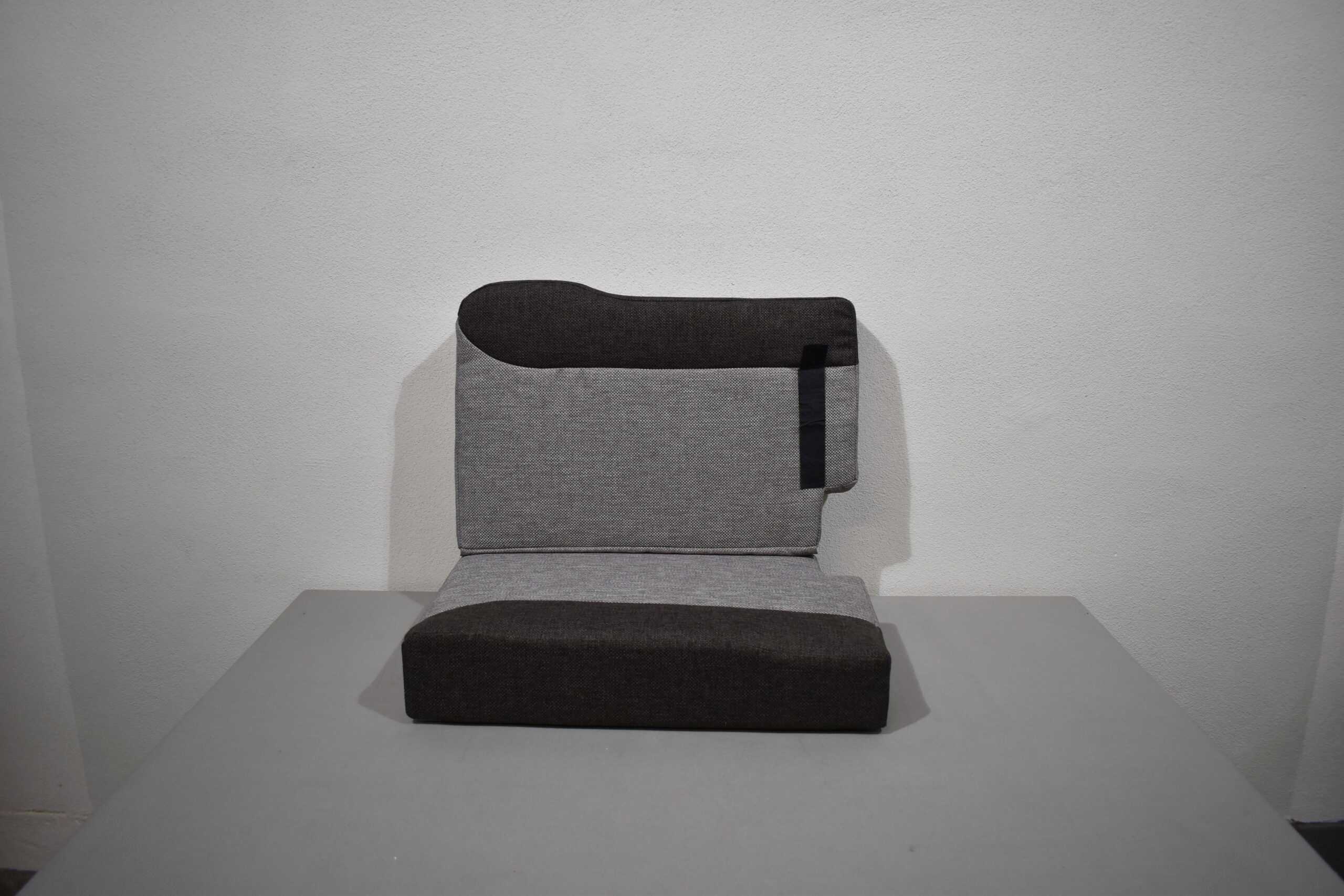 Sitzpolster 410x110x660mm grau