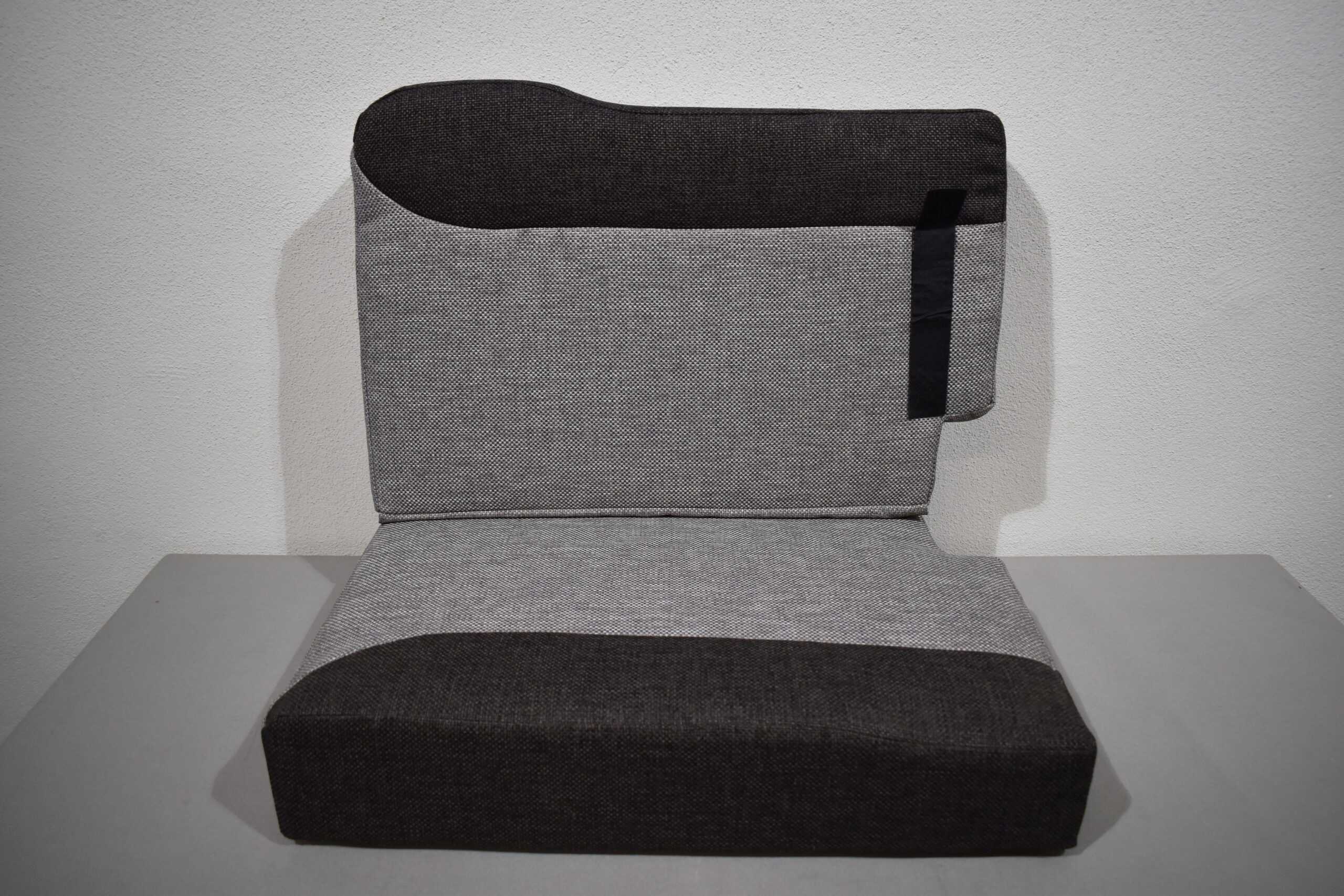 Sitzpolster 410x110x660mm grau