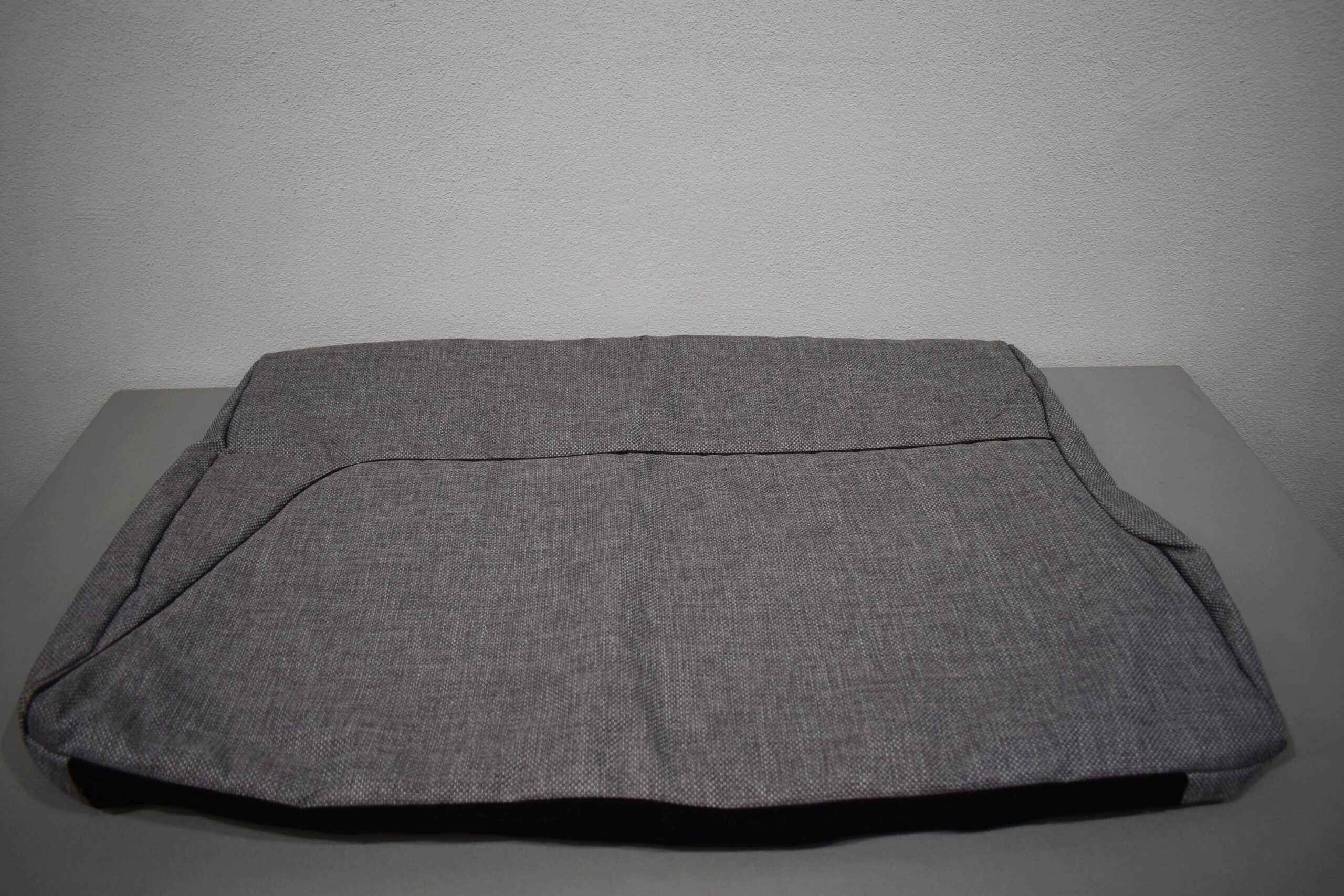 Polsterbezug 650x110x960mm grau/schwarz