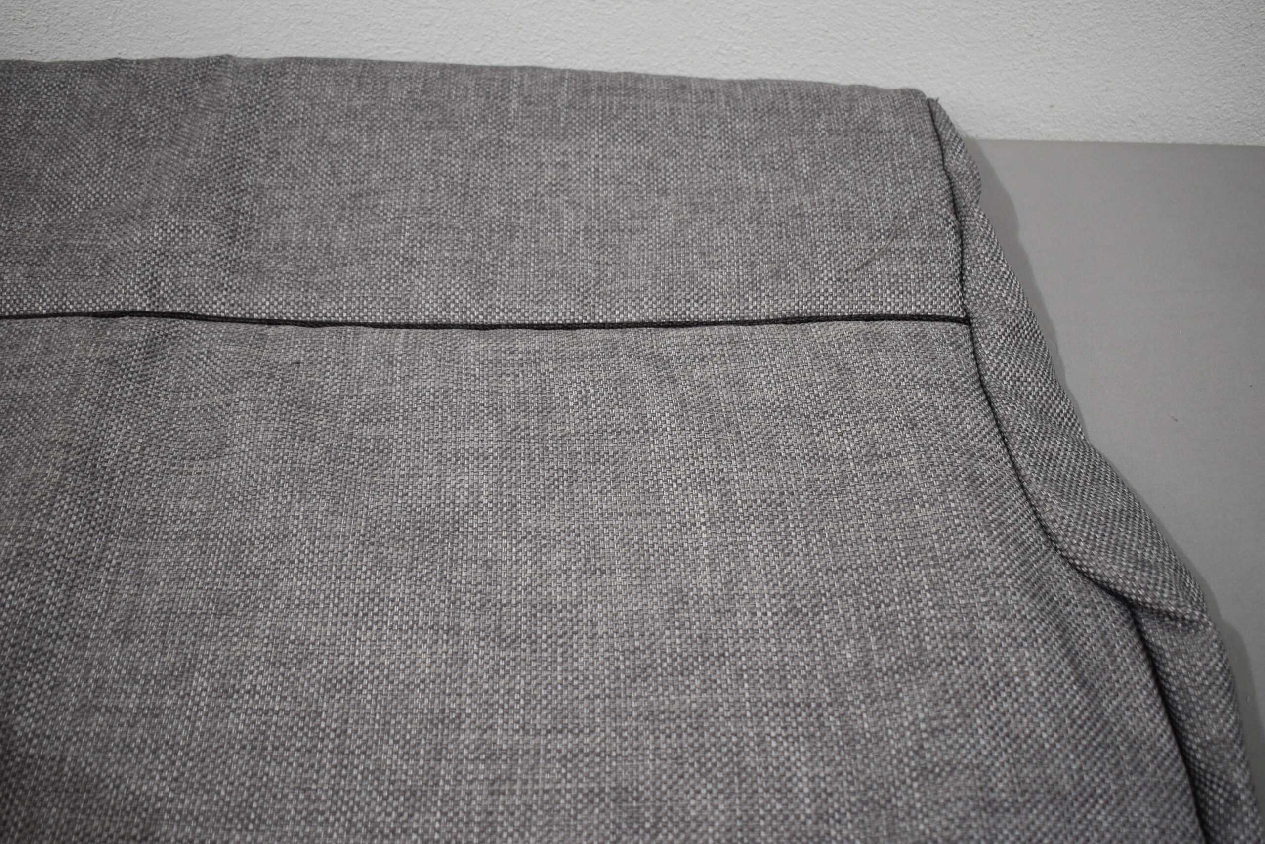 Polsterbezug 650x110x960mm grau/schwarz