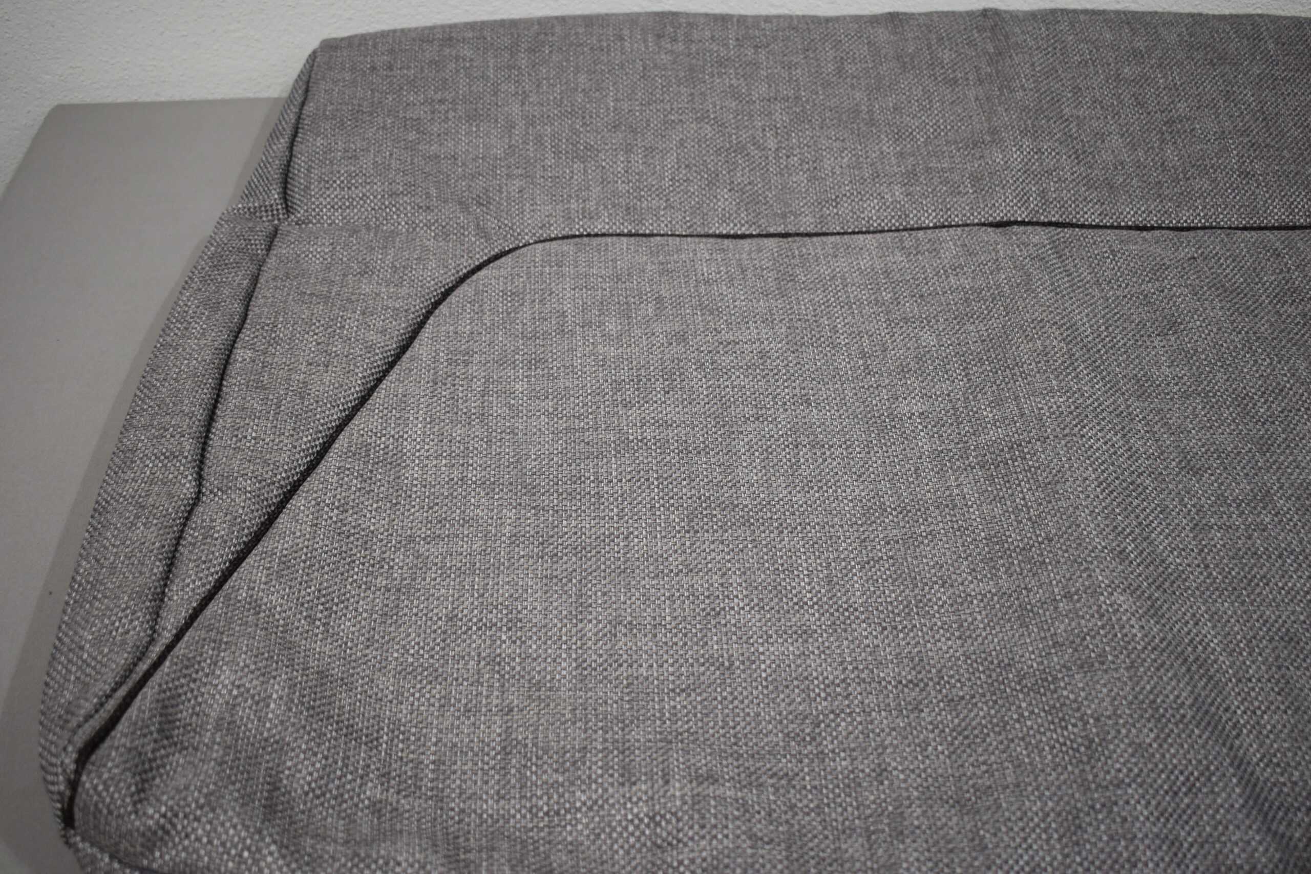 Polsterbezug 650x110x960mm grau/schwarz