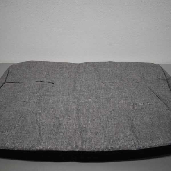 Polsterbezug 650x110x960mm grau/schwarz