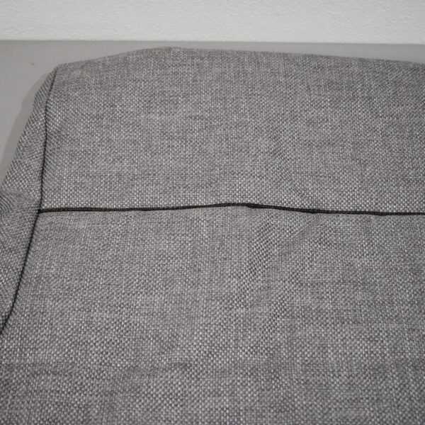Polsterbezug 650x110x960mm grau/schwarz