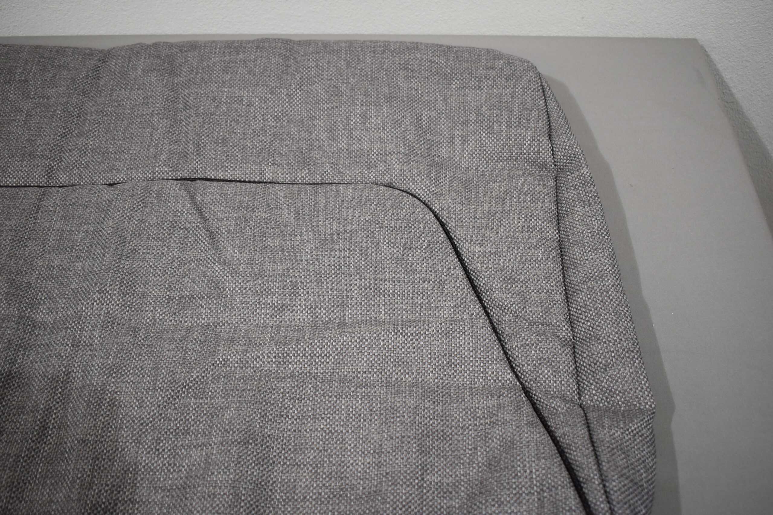 Polsterbezug 650x110x960mm grau/schwarz