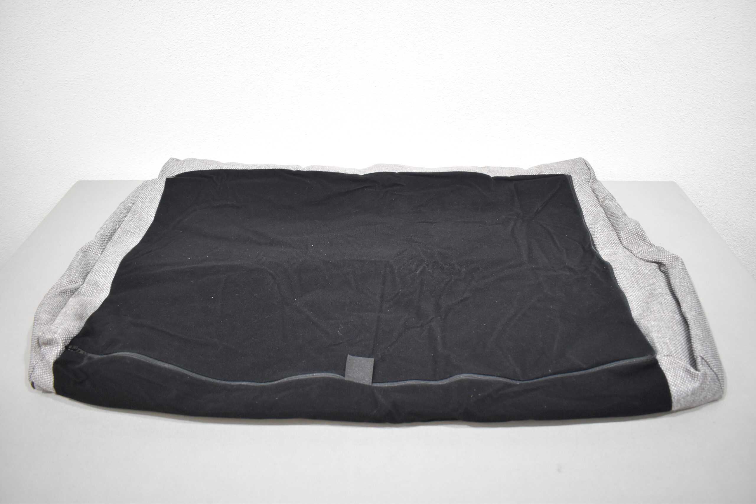 Polsterbezug 650x110x960mm grau/schwarz