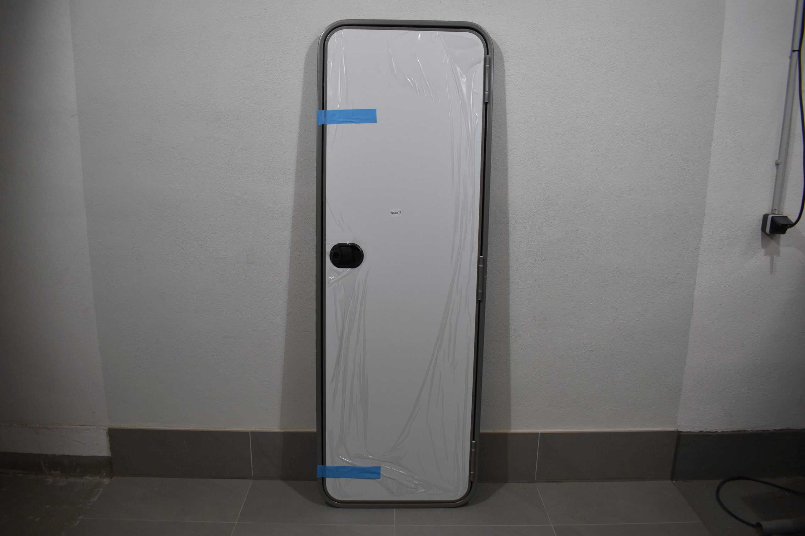 Aufbautür 1820x605mm weiß