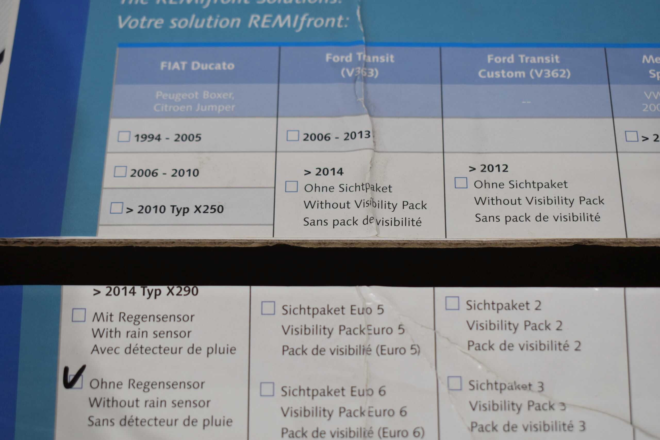 Remis Verdunklungs-Plissee für Fahrerkabine