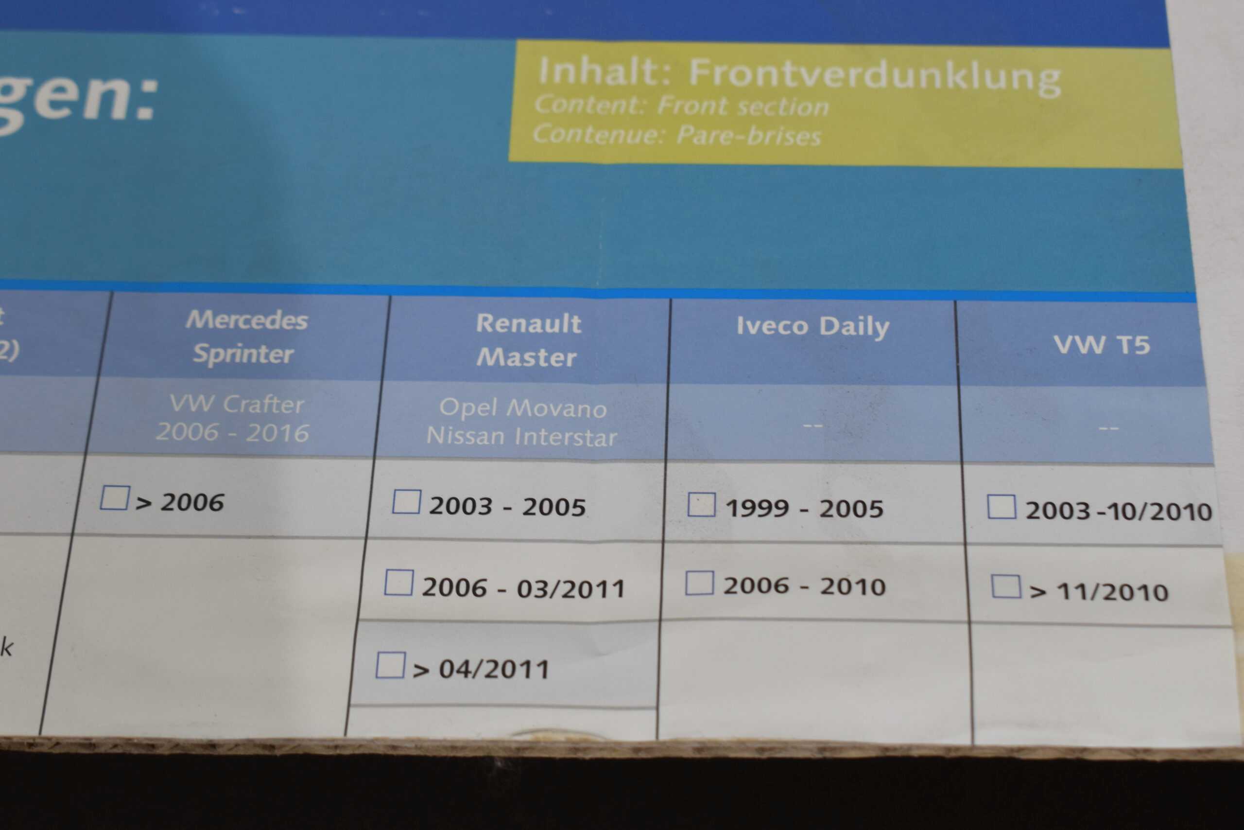 Remis Verdunklungs-Plissee für Fahrerkabine
