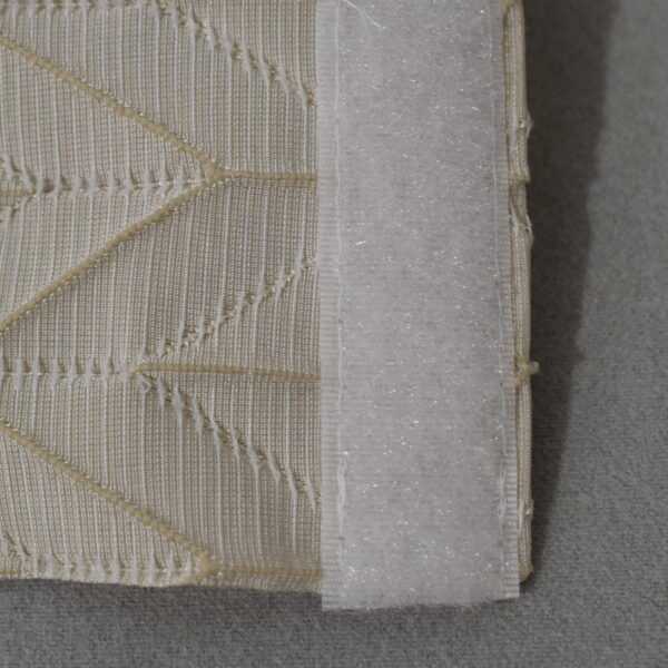 Seitenzug-Rollo-Satz Linos mit Bordüre weiß/beige