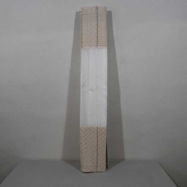 Seitenzug-Rollo-Satz Linos mit Bordüre weiß/beige