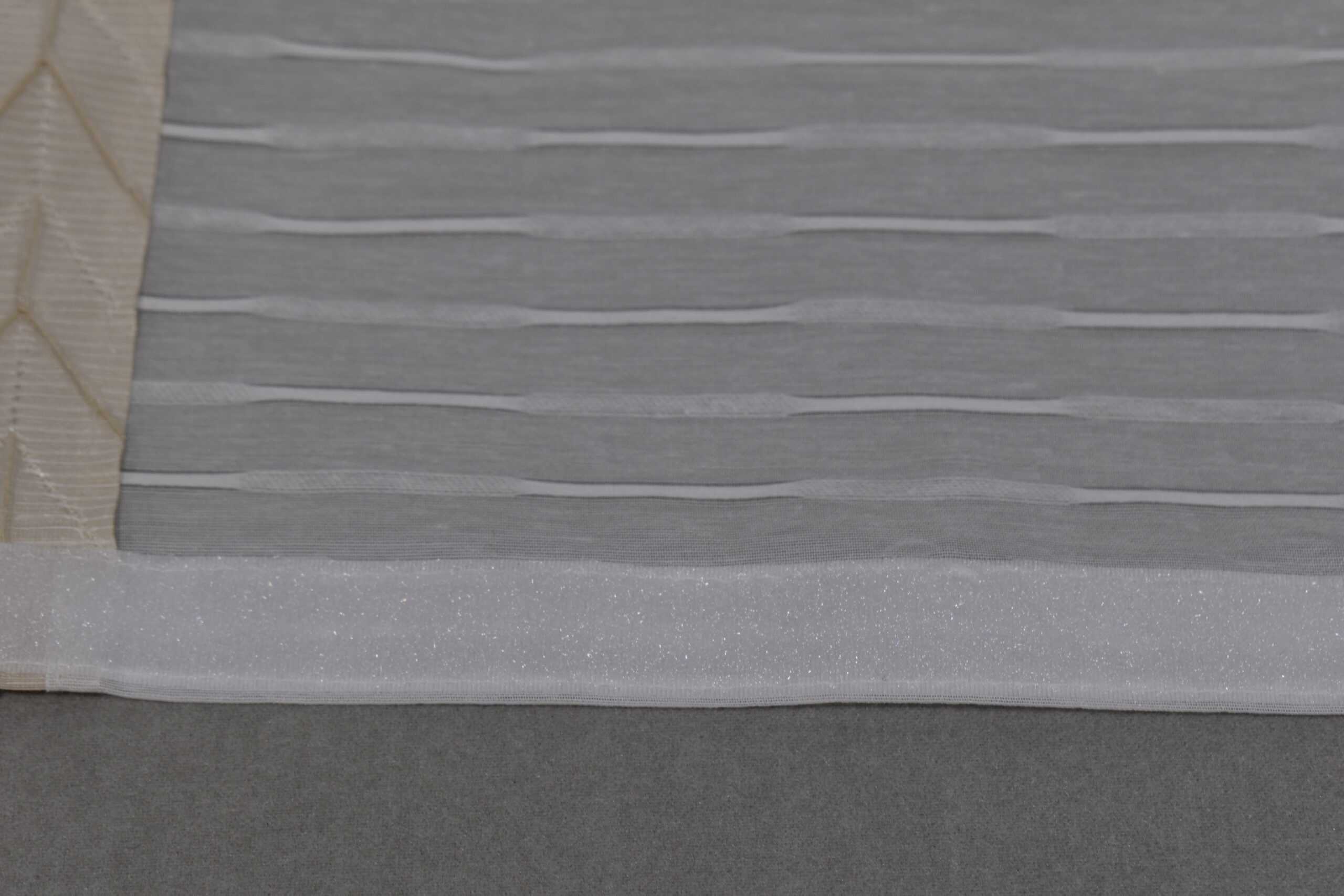 Seitenzug-Rollo-Satz Linos mit Bordüre weiß/beige