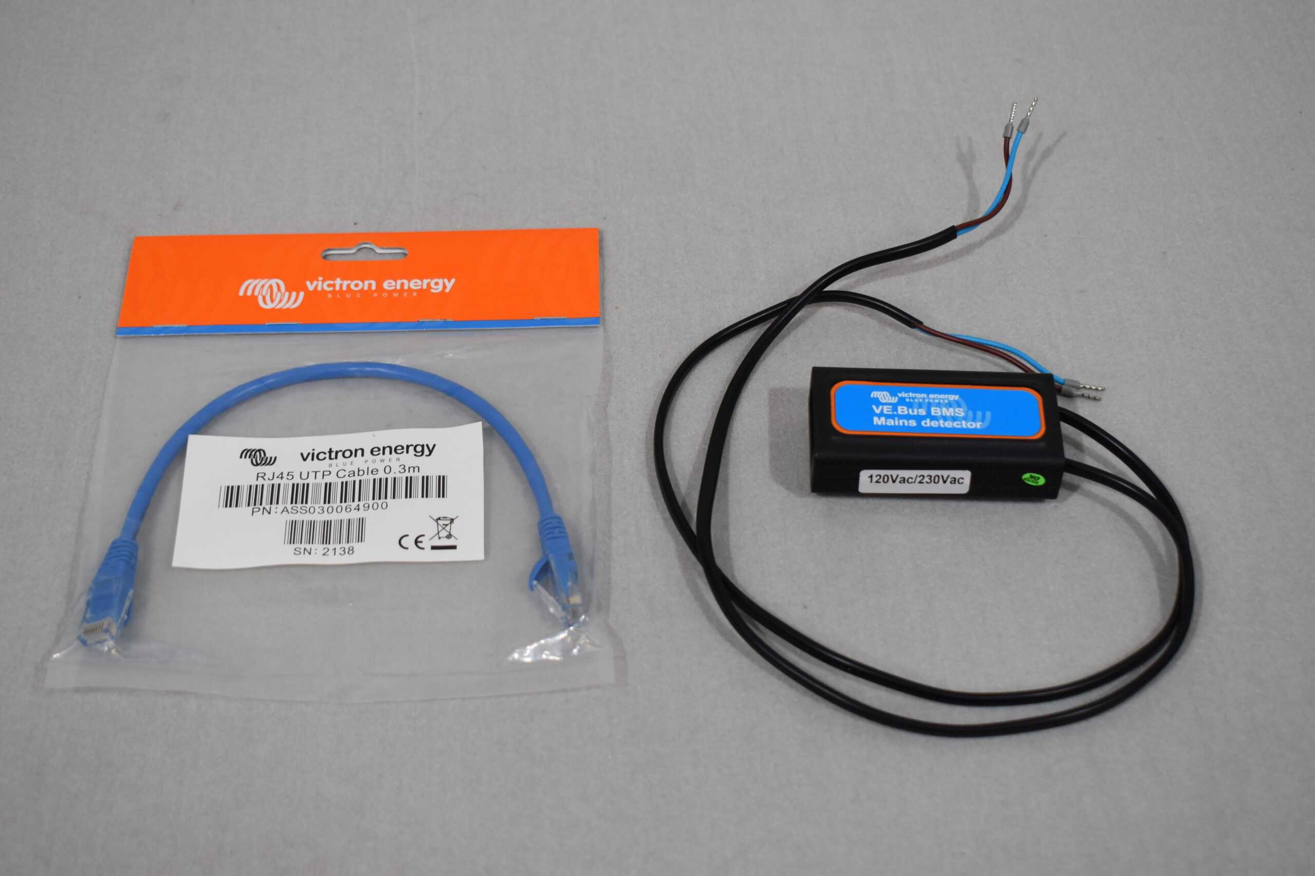 Victron Energy Batterie Managment mit LAN Kabel