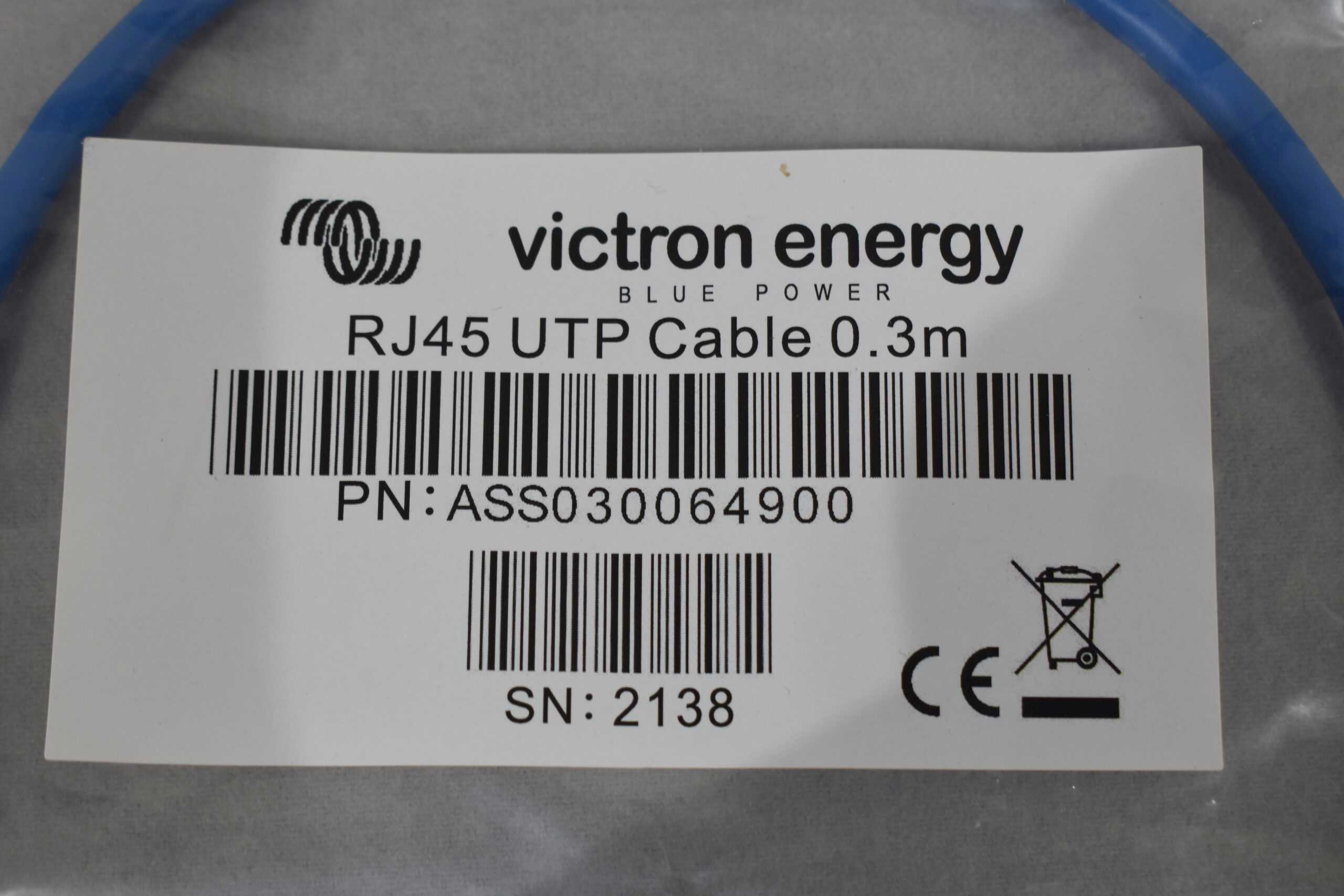 Victron Energy Batterie Managment mit LAN Kabel