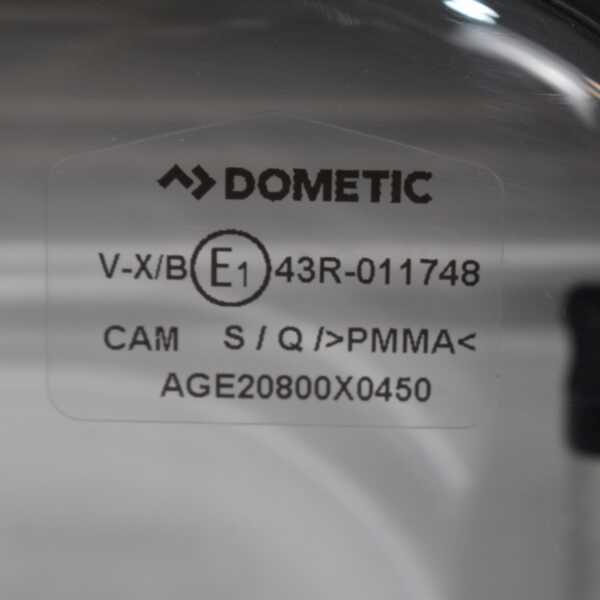 Dometic Ausstellfenster 800x450mm schwarz