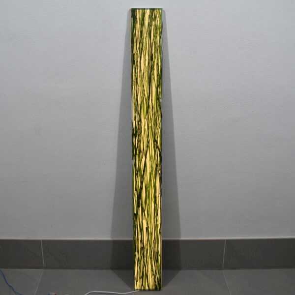 Panel in Grasoptik/Lampe 170x1655x25mm grün