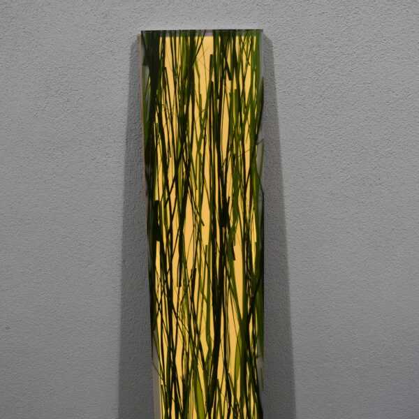 Panel in Grasoptik/Lampe 170x1655x25mm grün