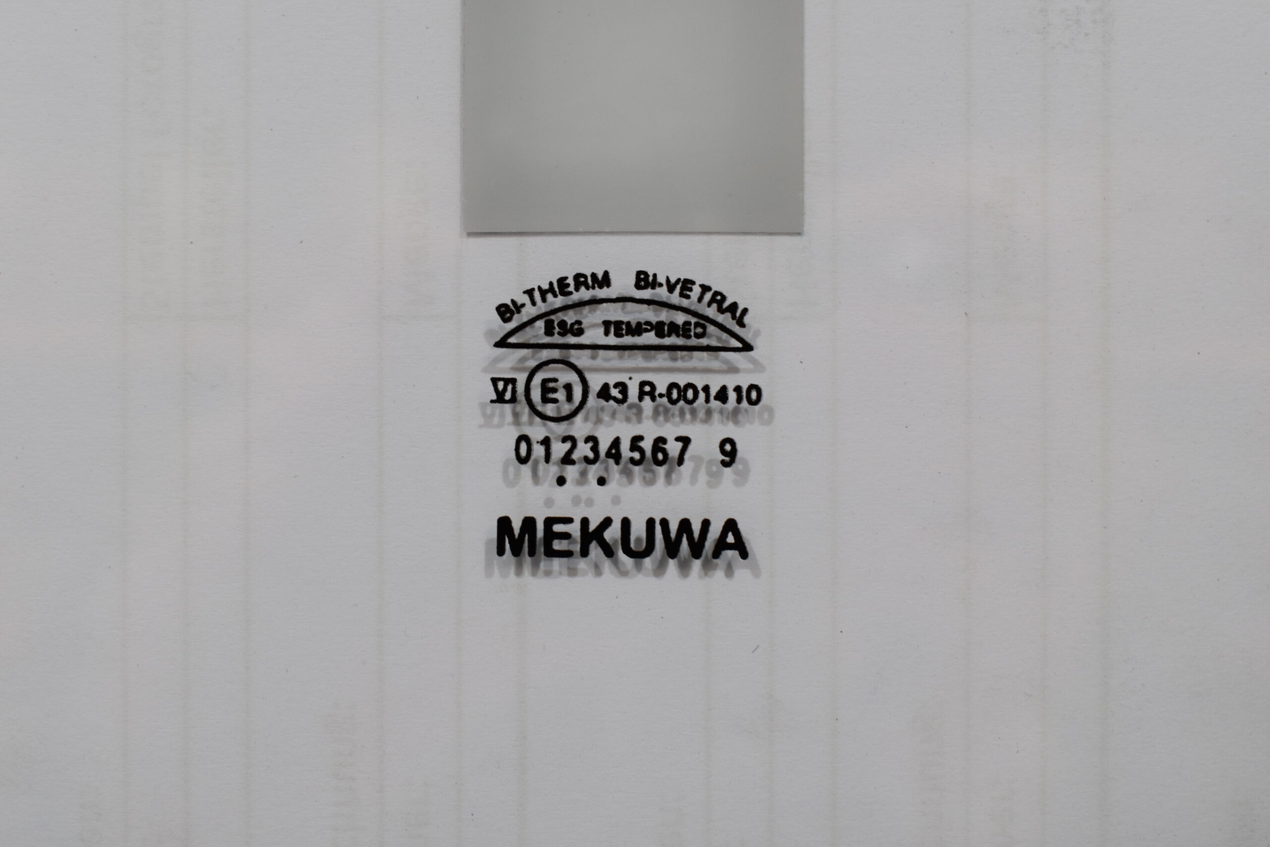 Mekuwa Scheibe für Schiebefenster Echtglas 540x715mm