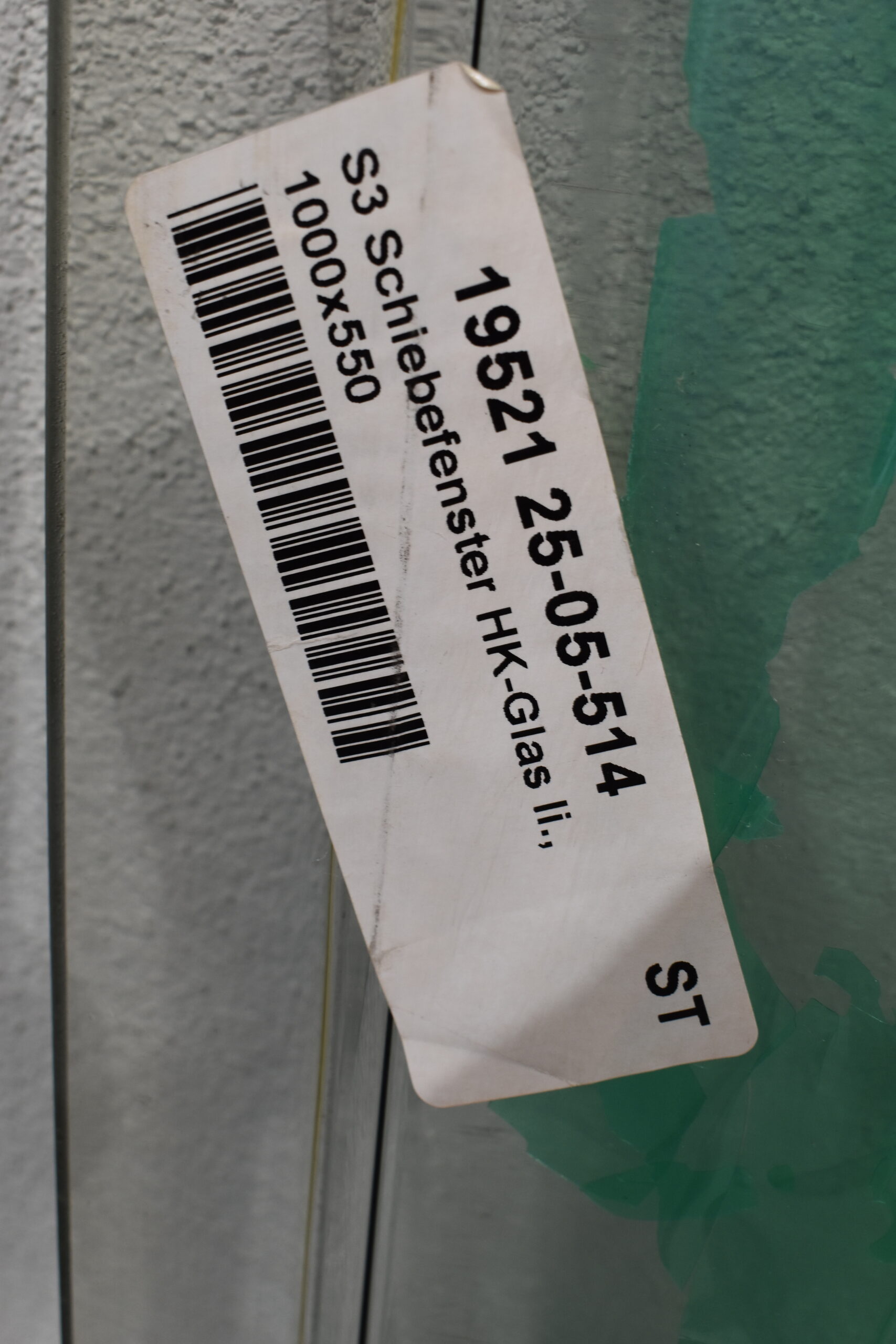 Seitz Schiebefenster-Set S3 HK-Glas links 1000x500mm