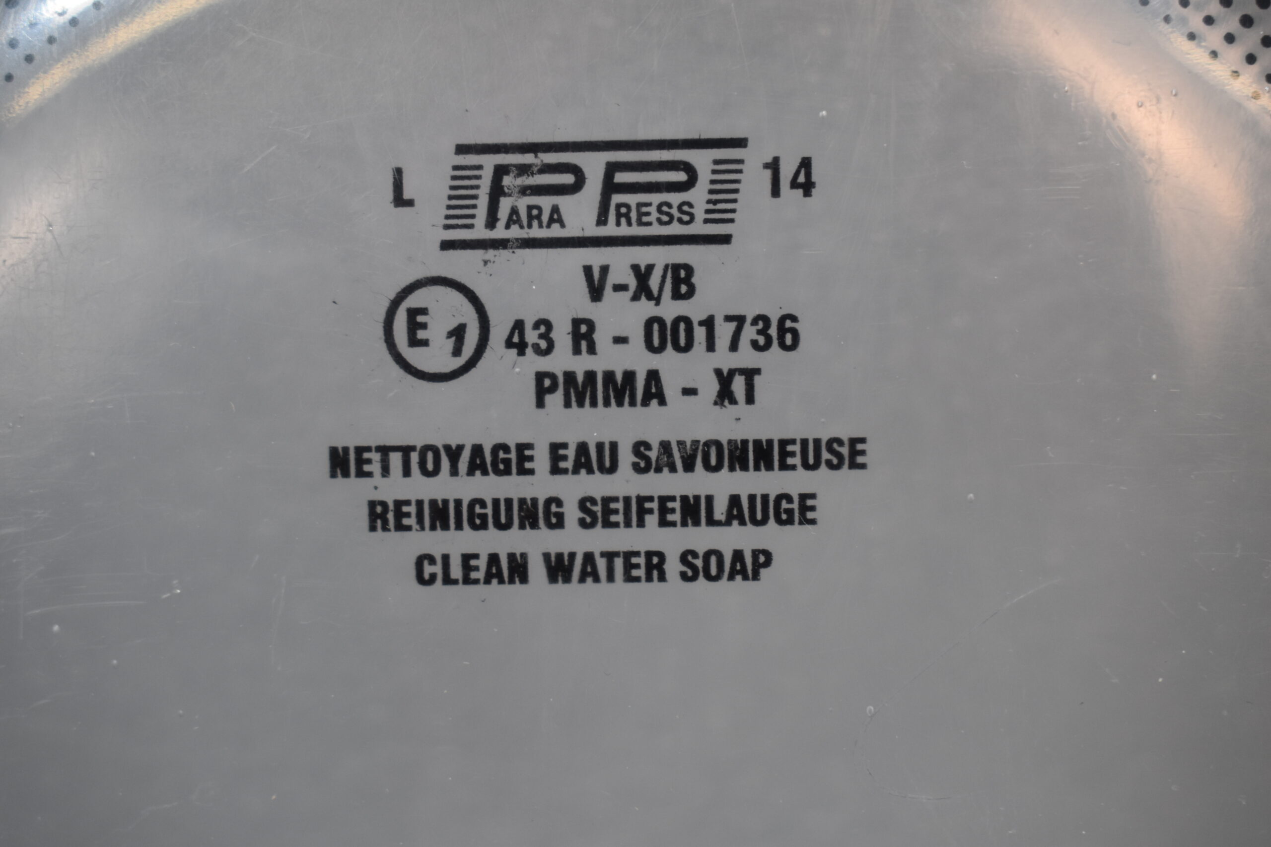 Tegos Fensterscheibe für Aufbautür 220x750mm