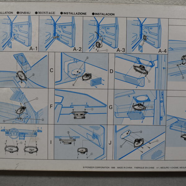 Pioneer Lautsprecher TS-4621 Doppelmembran 60Watt