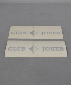 Dekor Satz Club Jocker 110x340mm silber