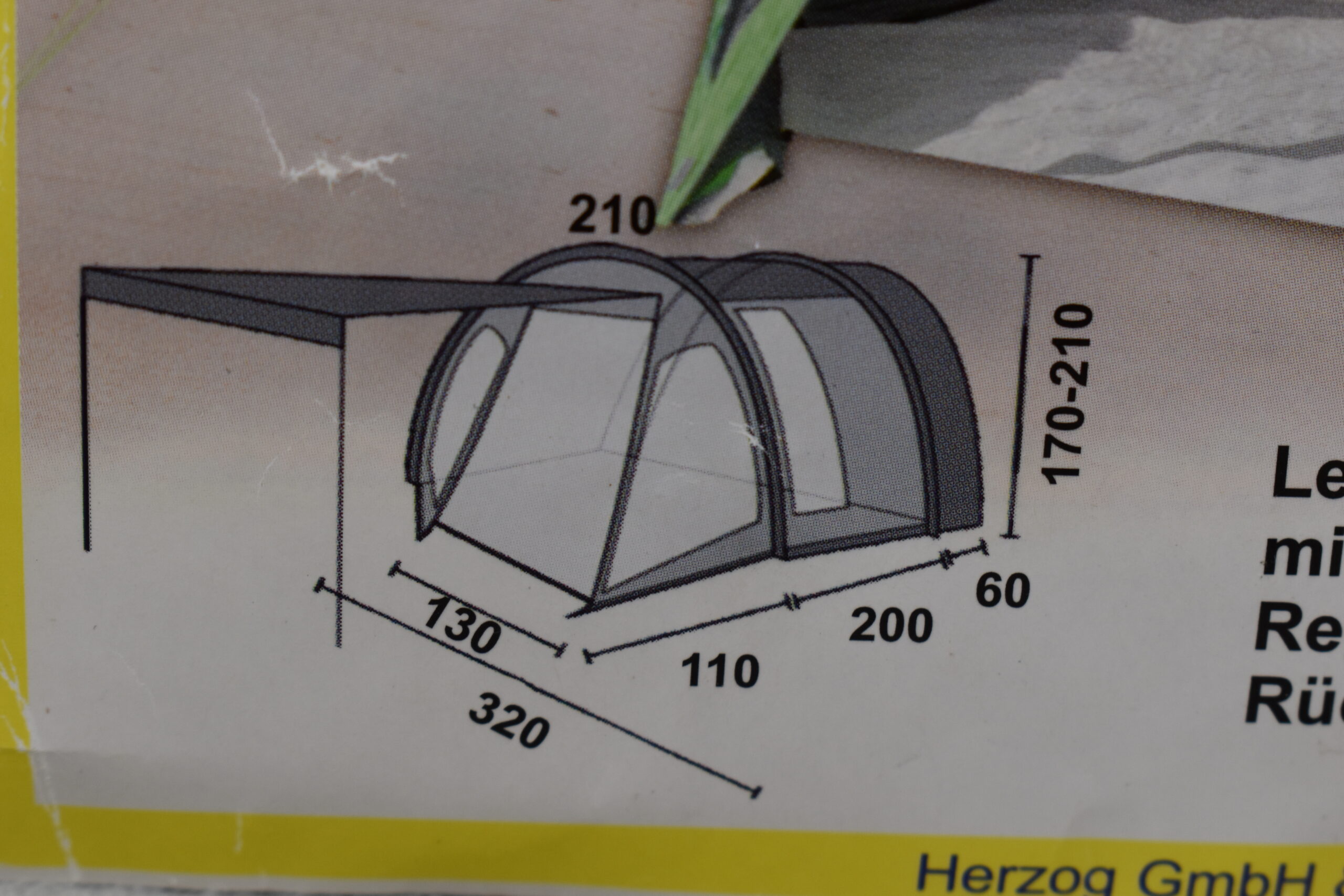 Herzog Travel Light Buszelt