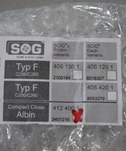 SOG Compact Close passend für Albin Silent 12 V Zerhackertoilette Art. 412 400 1