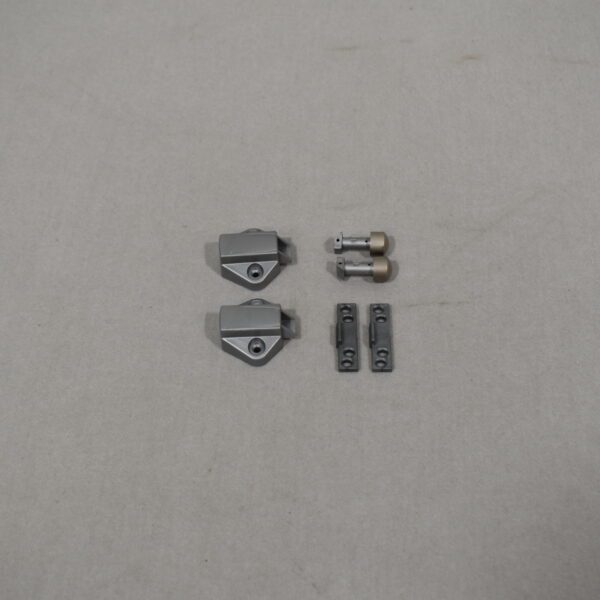 Schließschnapper-Set silber Matt