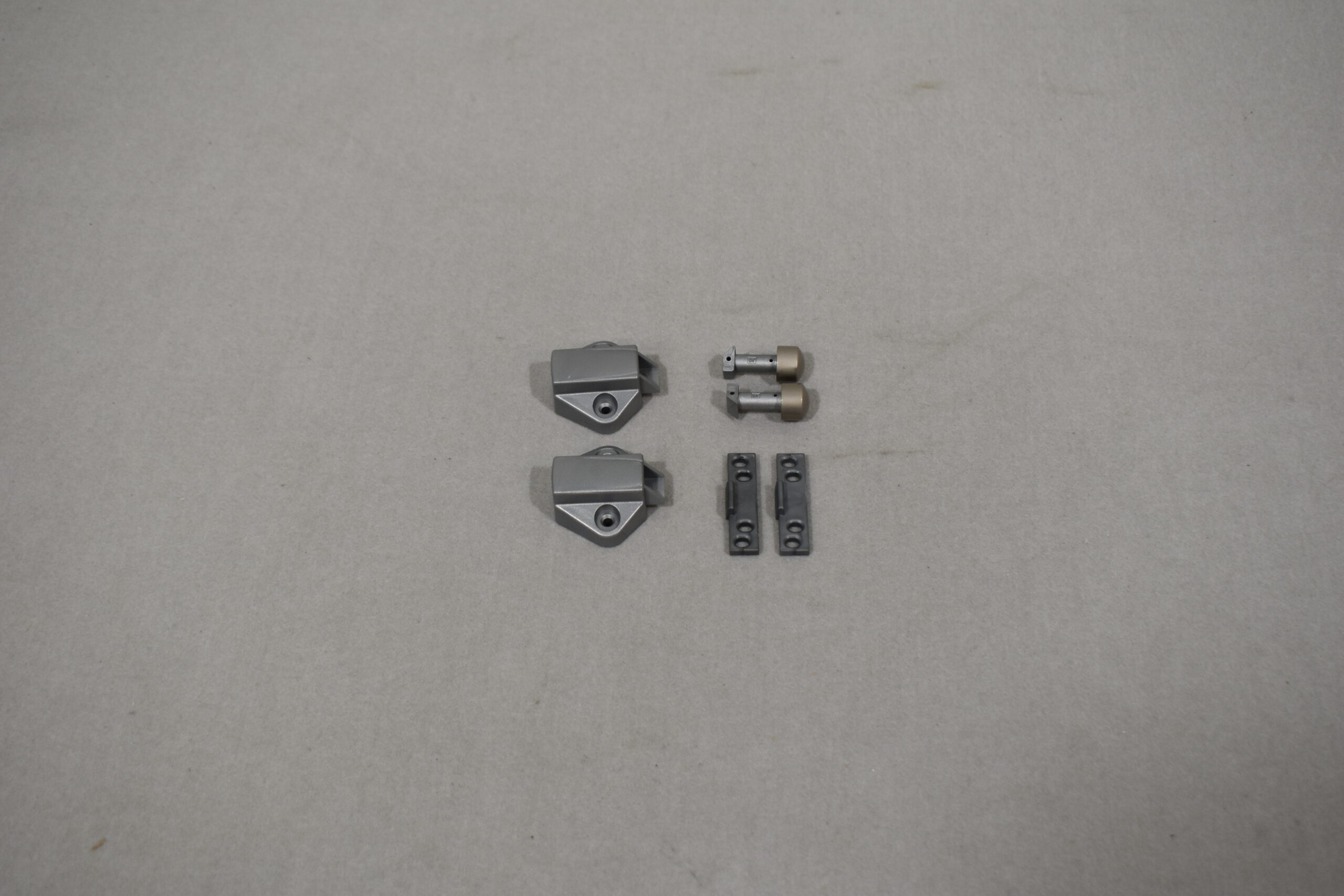 Schließschnapper-Set silber Matt