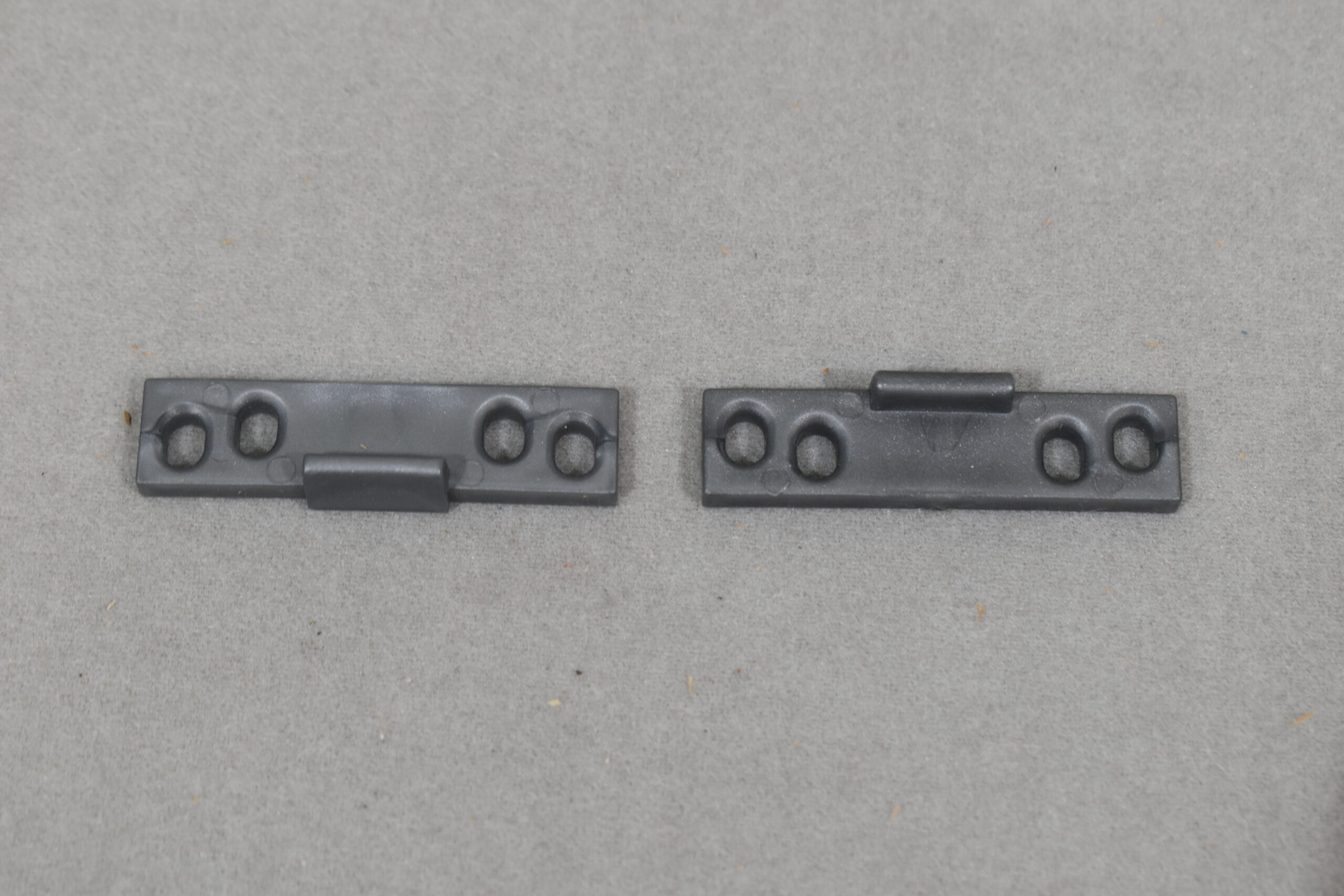 Schließschnapper-Set silber Matt