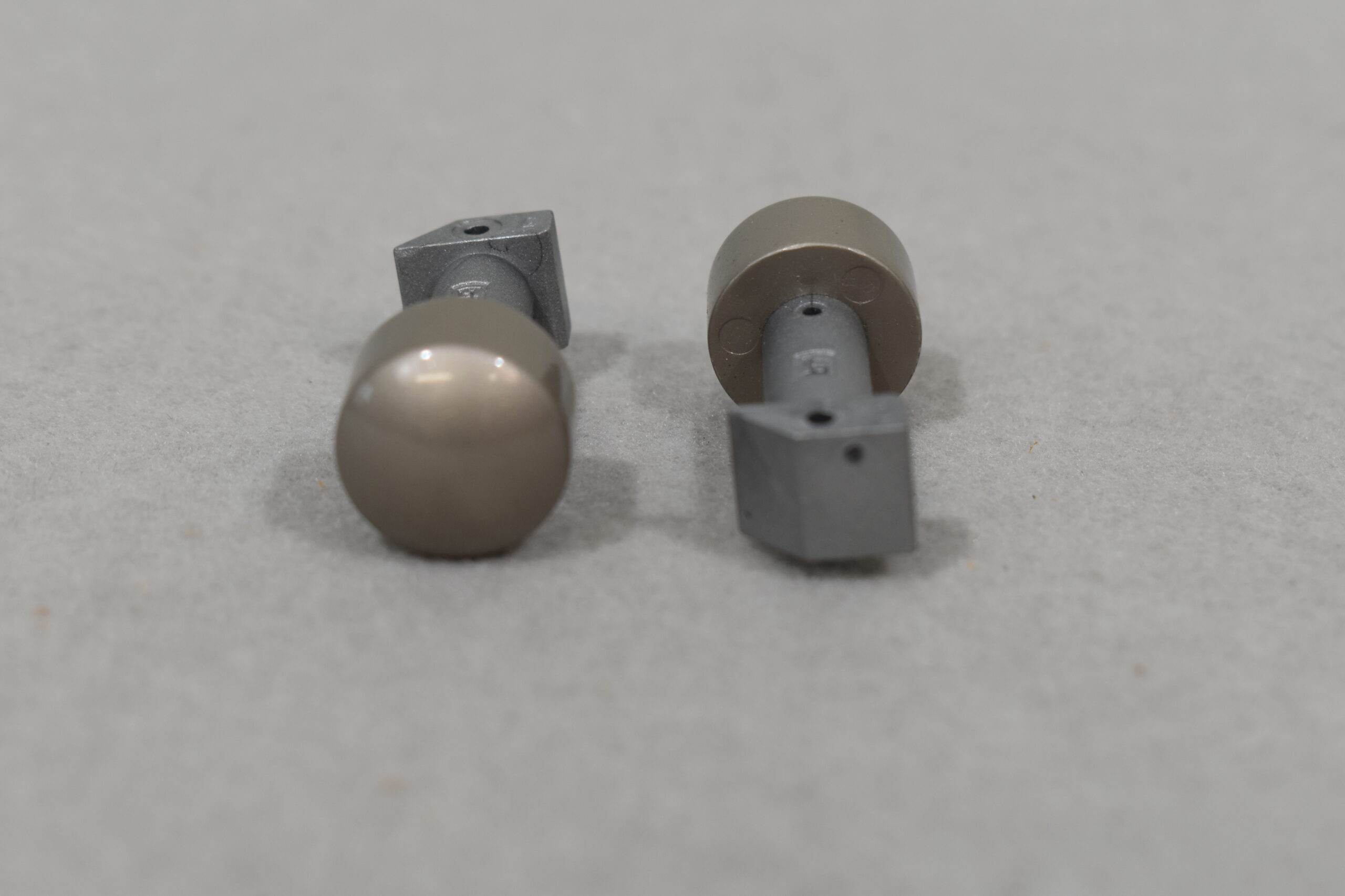 Schließschnapper-Set silber Matt