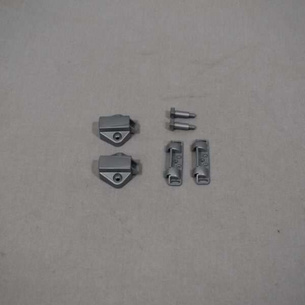 Schließschnapper-Set silber Matt