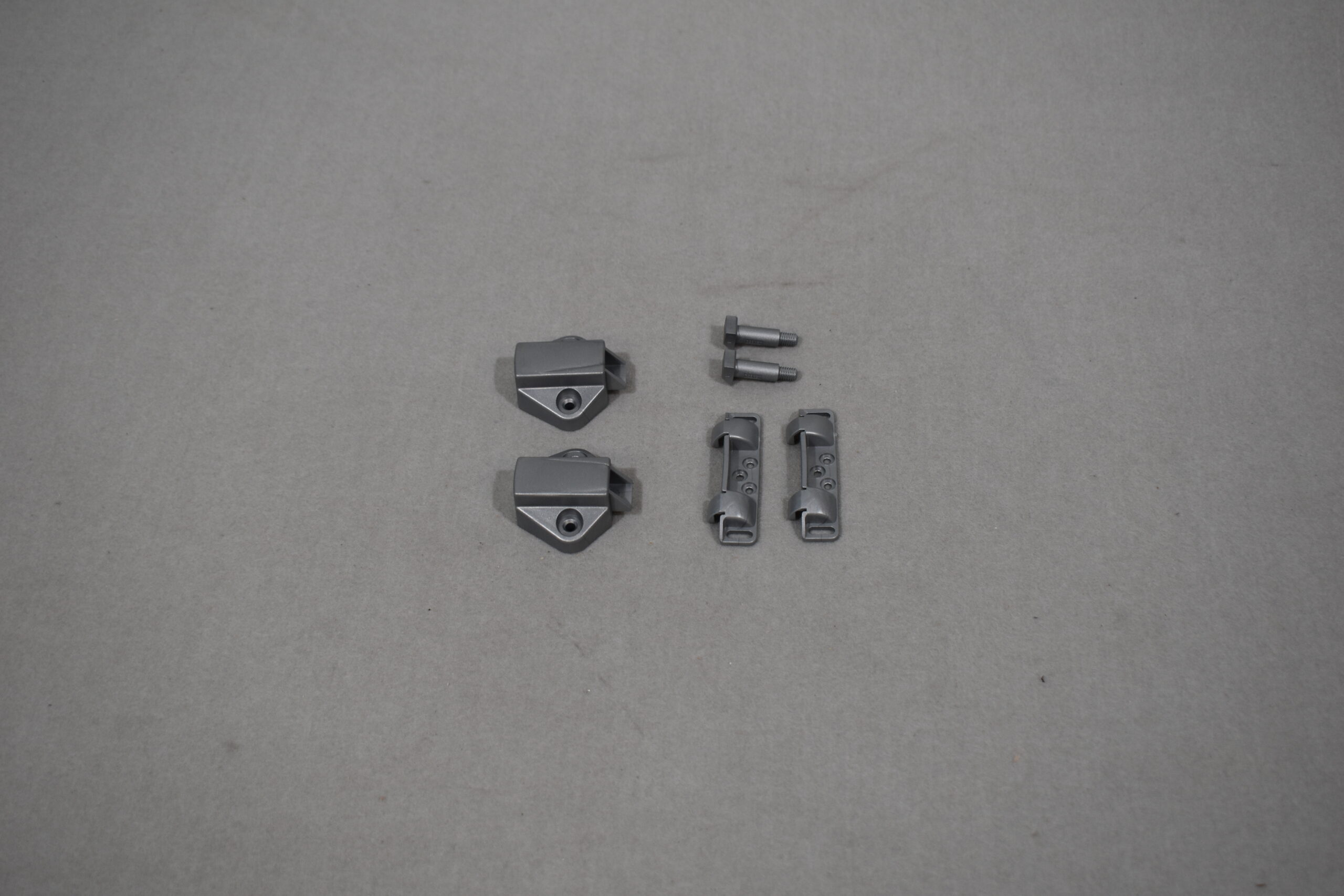 Schließschnapper-Set silber Matt