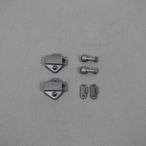 Schließschnapper-Set silber Matt